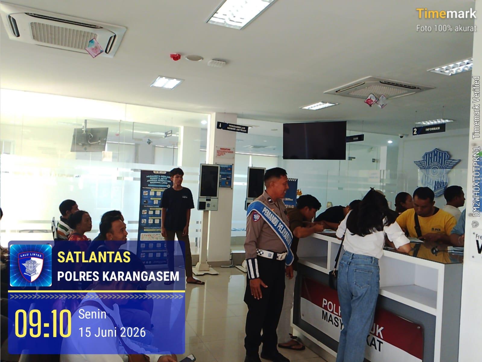 Satlantas Polres Karangasem Tingkatkan Pelayanan SIM dan Edukasi Pengendara untuk Cegah Laka Lantas