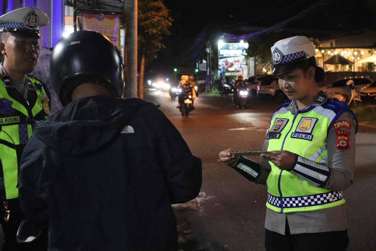 Tekan Angka Kecelakaan, Satgas II Preventif Sasar Titik Rawan di Jalur Ayani Karangasem