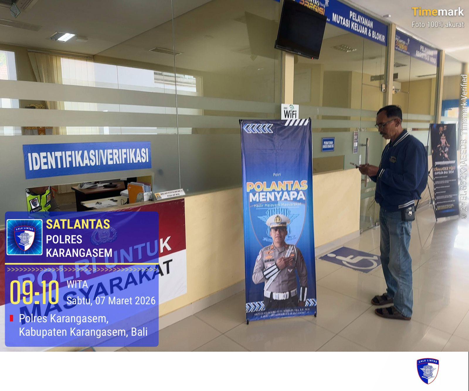 Tingkatkan Kualitas Pelayanan Publik, Proses Pelayanan BPKB Polres Karangasem Semakin Cepat dan Transparan