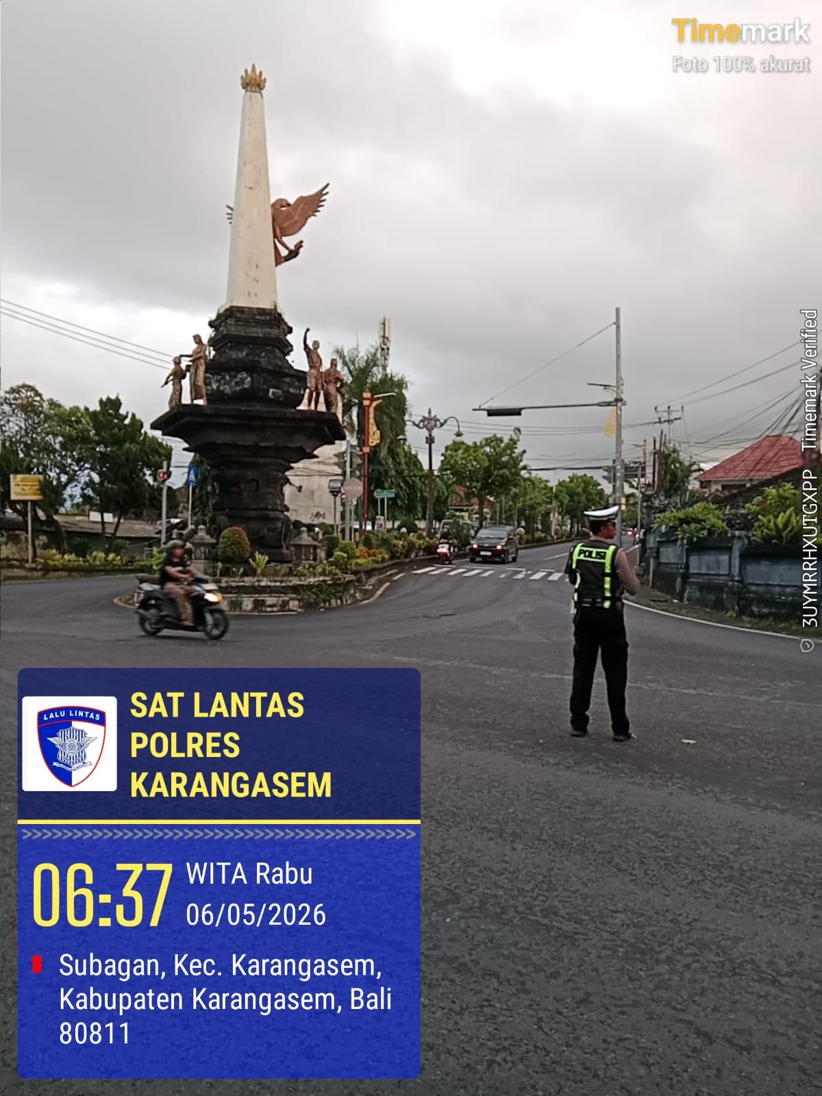  Agar Terciptanya Kelancaran Lalu Lintas Personil Lantas Melaksanakan Penjagaaan Dan Pengaturan di Ktl 2