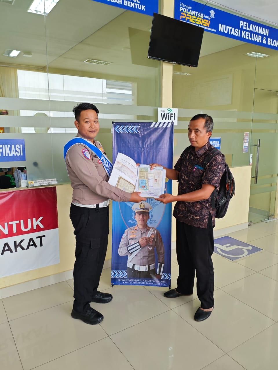 Tingkatkan Kualitas Pelayanan Publik, Proses Pelayanan BPKB Polres Karangasem Semakin Cepat dan Transparan