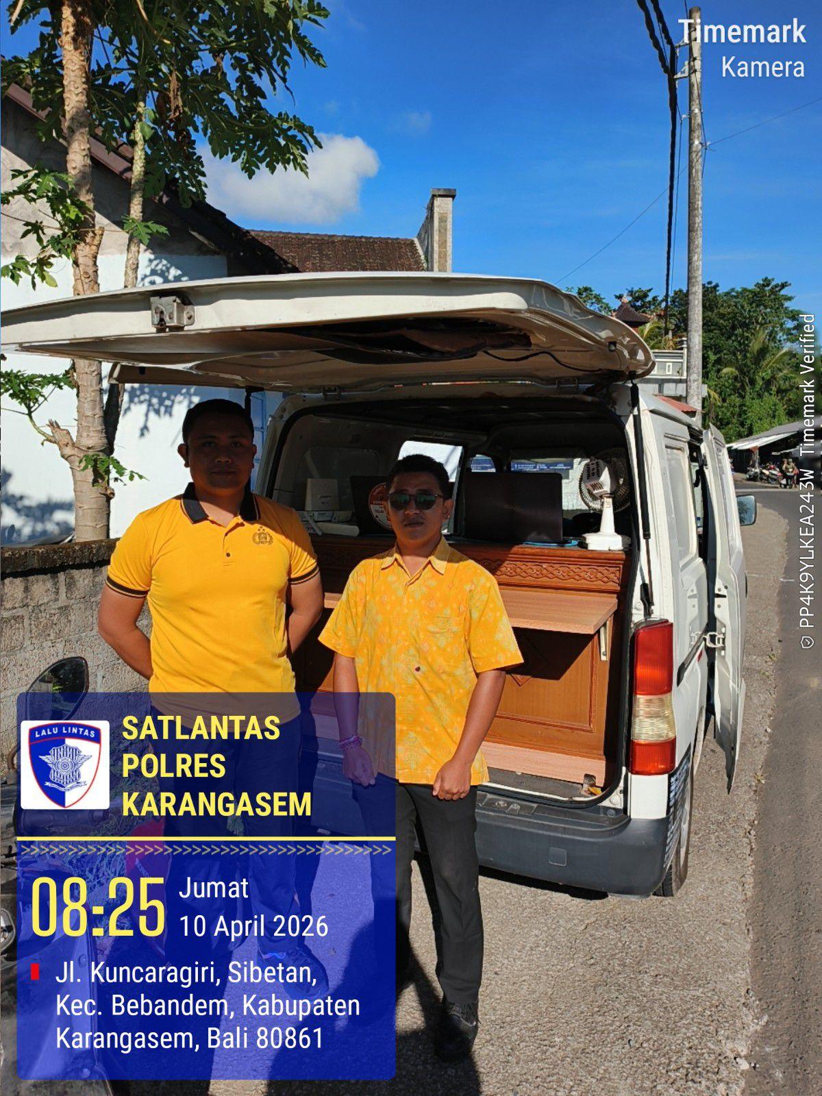 Sat Lantas Karangasem Berikan Pelayanan SAMSAT Keliling