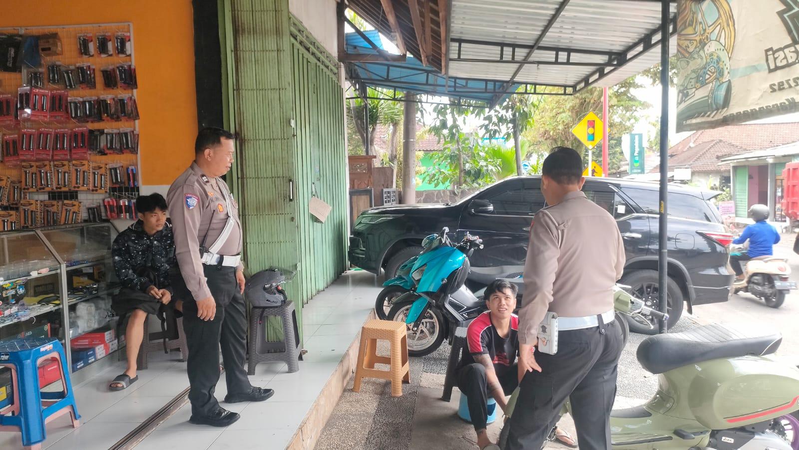 Sat Lantas Polres Karangasem  Gencar Sosialisasi Larangan Knalpot Brong