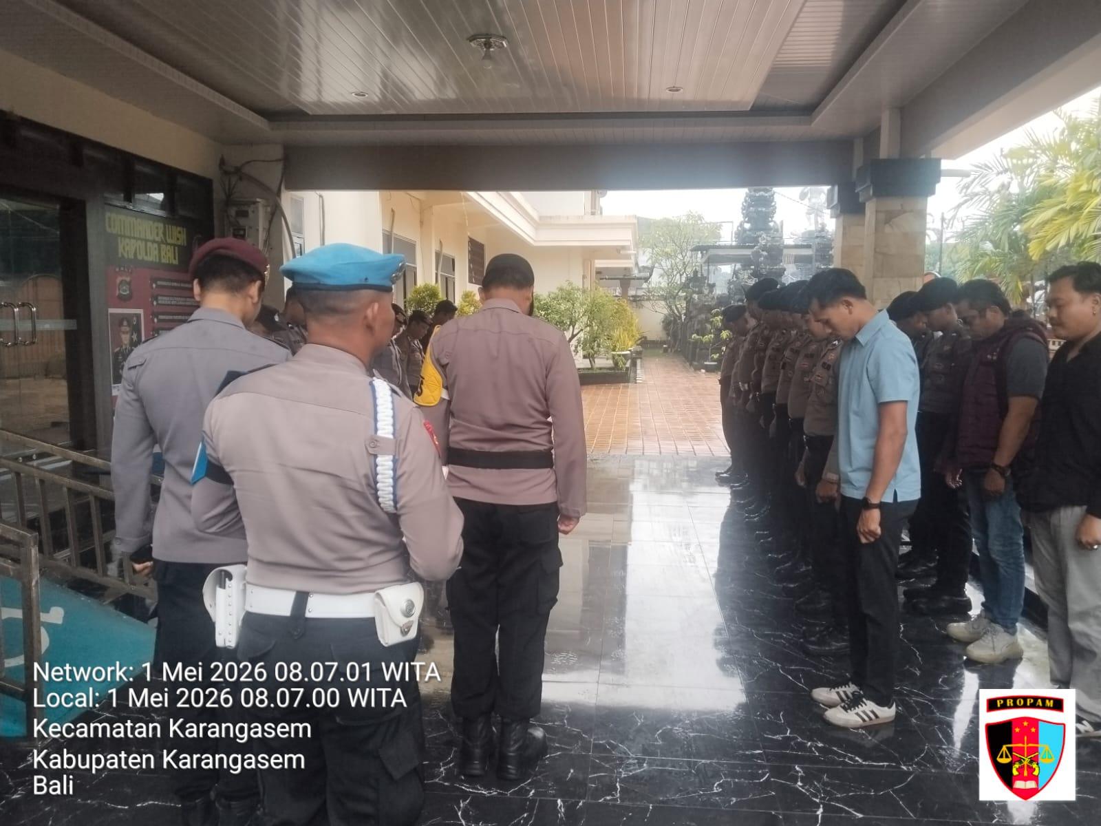  Antisipasi Pelanggaran Personil Dalam Pelaksanaan Tugas, Sat Lantas Laksanakan Serah Terima Tugas Jaga