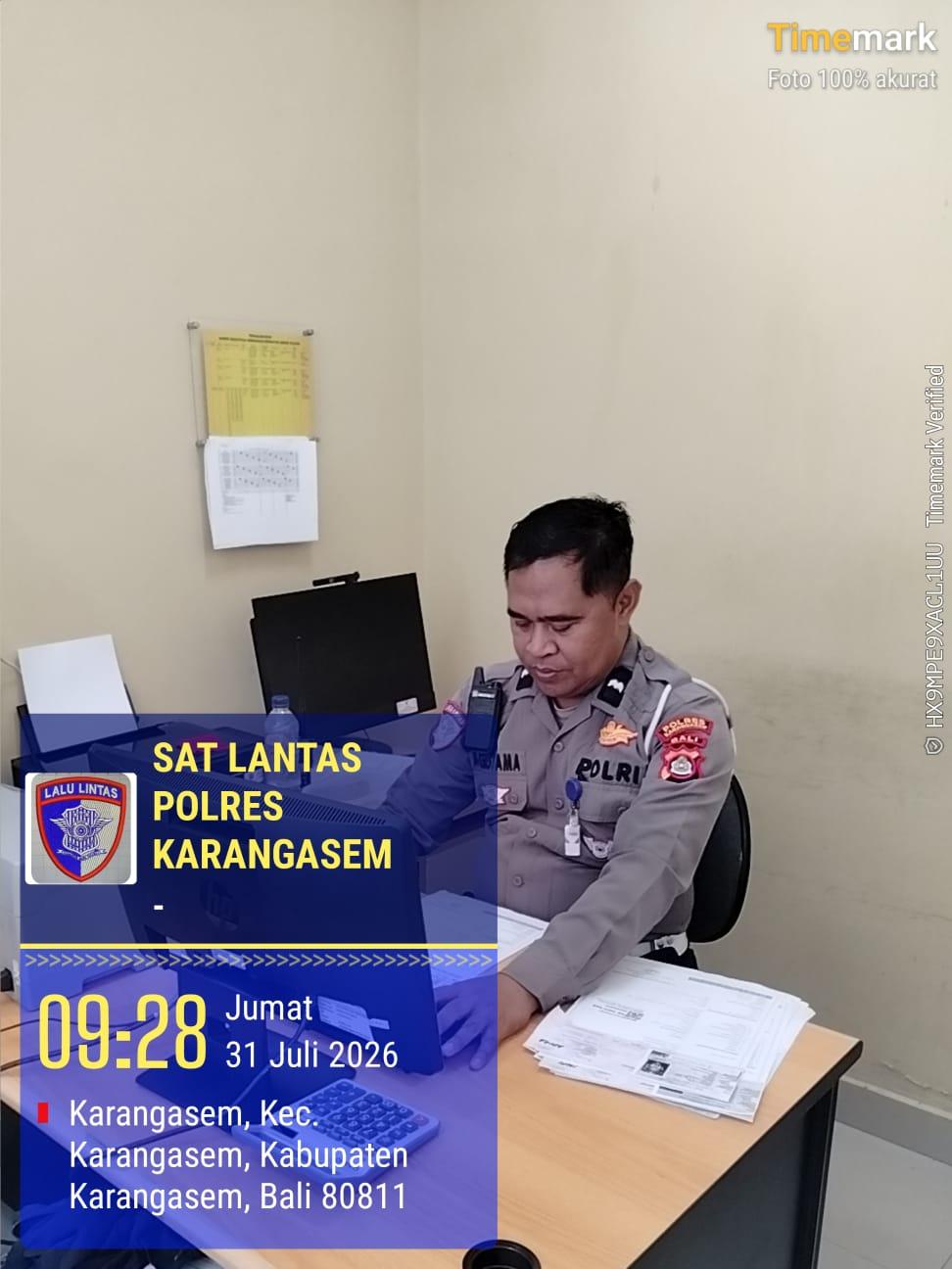 Tingkatkan Kualitas Pelayanan Publik, Proses Pelayanan BPKB Polres Karangasem Semakin Cepat dan Transparan
