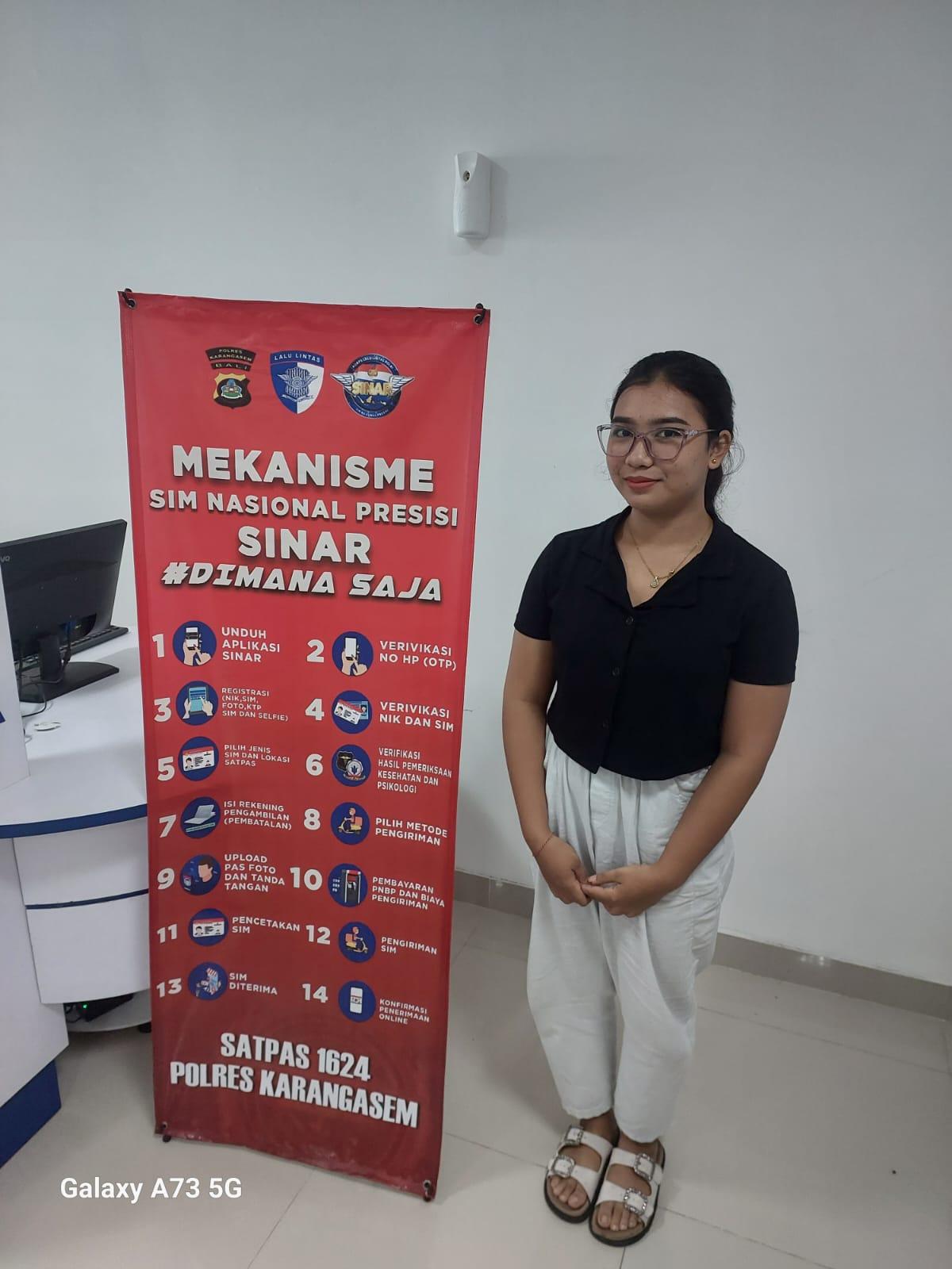 Berikan Kemudahan kepada Masyarakat, Polres Karangasem Ajak Masyarakat Manfaatkan Layanan SIM Online SINAR