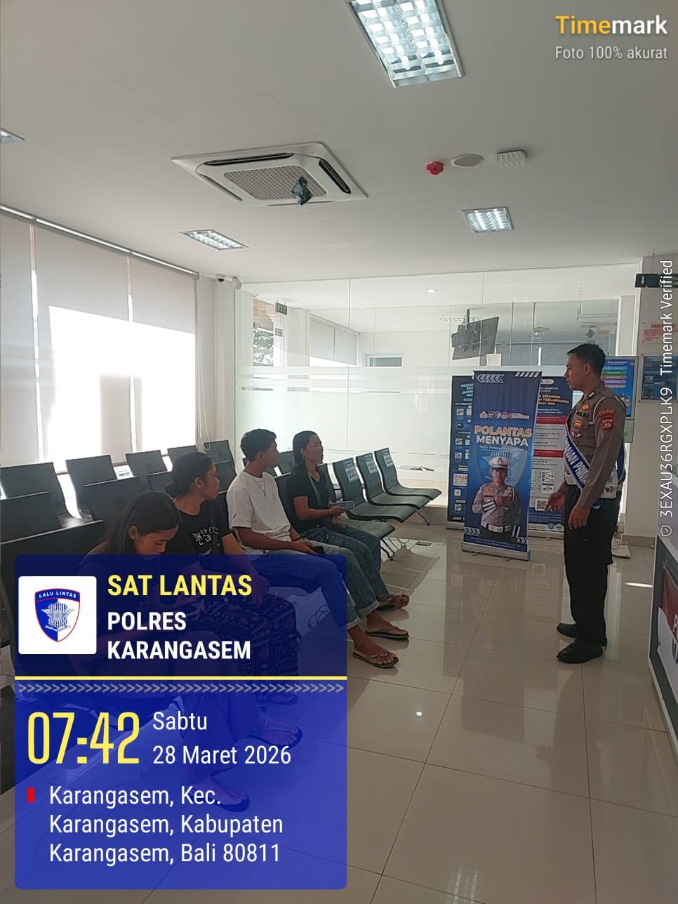 Satlantas Polres Karangasem Tingkatkan Pelayanan SIM dan Edukasi Pengendara untuk Cegah Laka Lantas