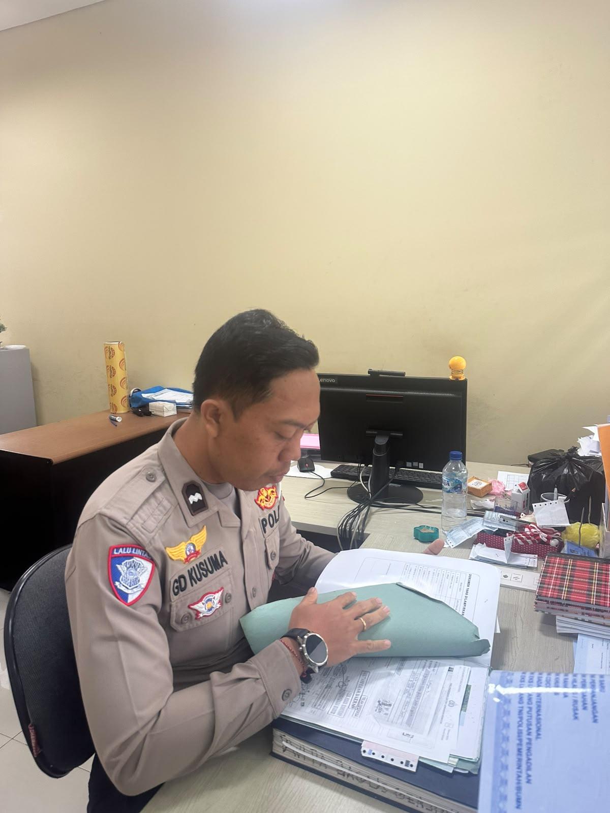 Wujudkan Pelayanan Prima, Sat Lantas Polres Karangasem Komit Berikan Kemudahan Pengurusan BPKB