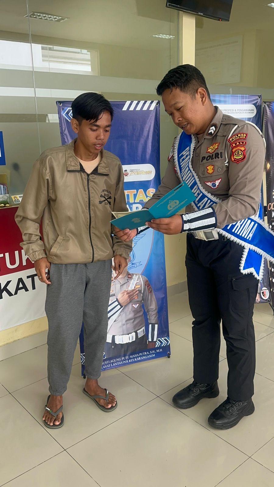 Tingkatkan Kualitas Pelayanan Publik, Proses Pelayanan BPKB Polres Karangasem Semakin Cepat dan Transparan