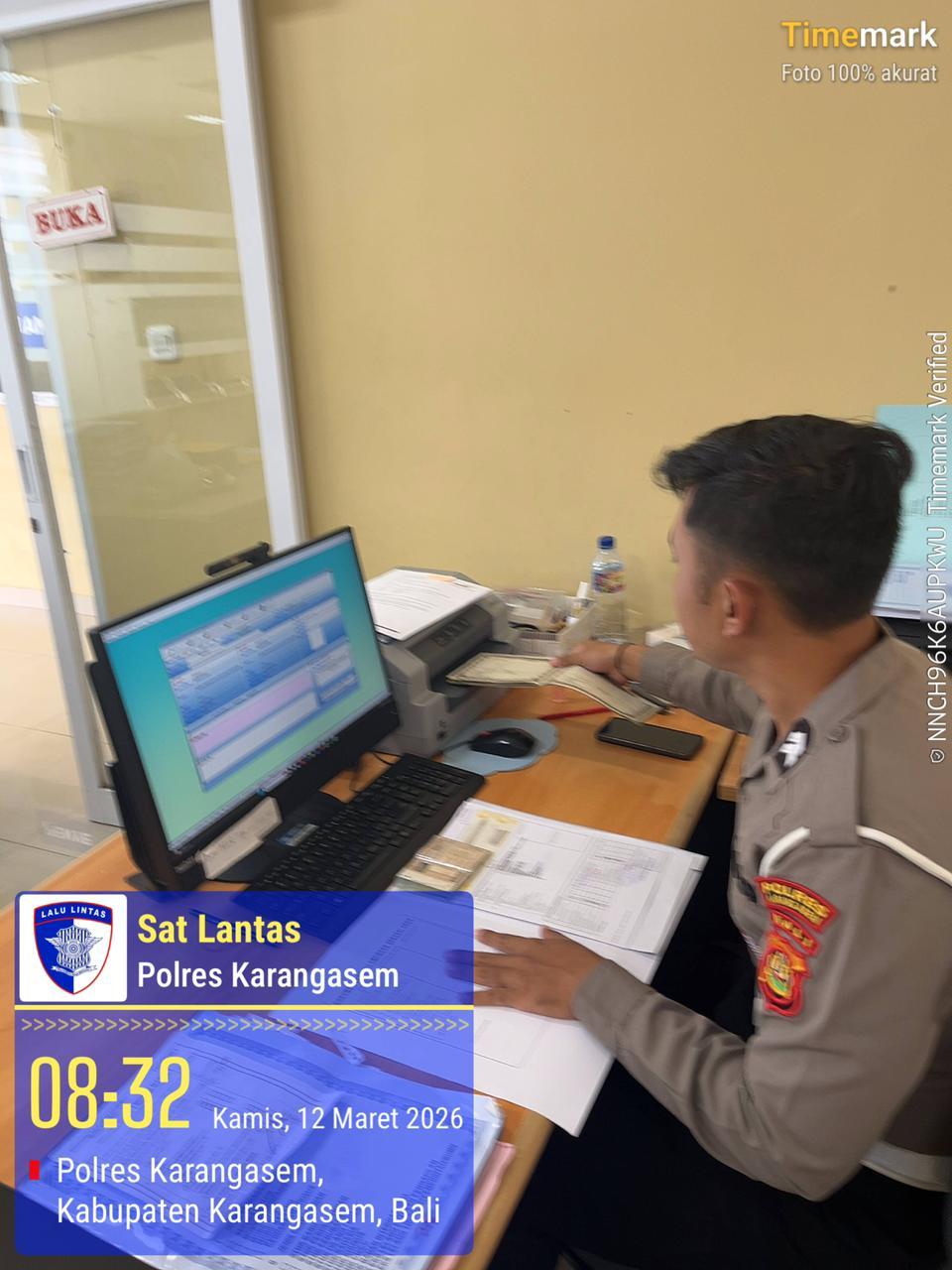 Tingkatkan Kualitas Pelayanan Publik, Proses Pelayanan BPKB Polres Karangasem Semakin Cepat dan Transparan