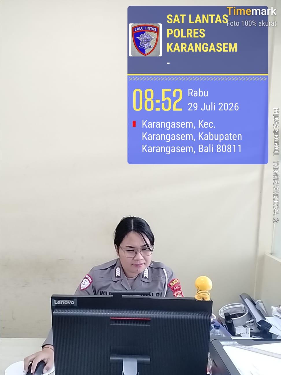 Sat Lantas Polres Karangasem Berikan Pelayanan Prima di BPKB