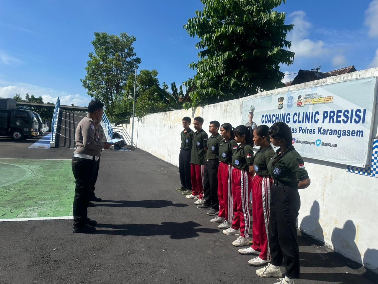 Satlantas Polres Karangasem Gelar Coaching Clinic untuk PKS SMK Negeri 1 Amlapura
