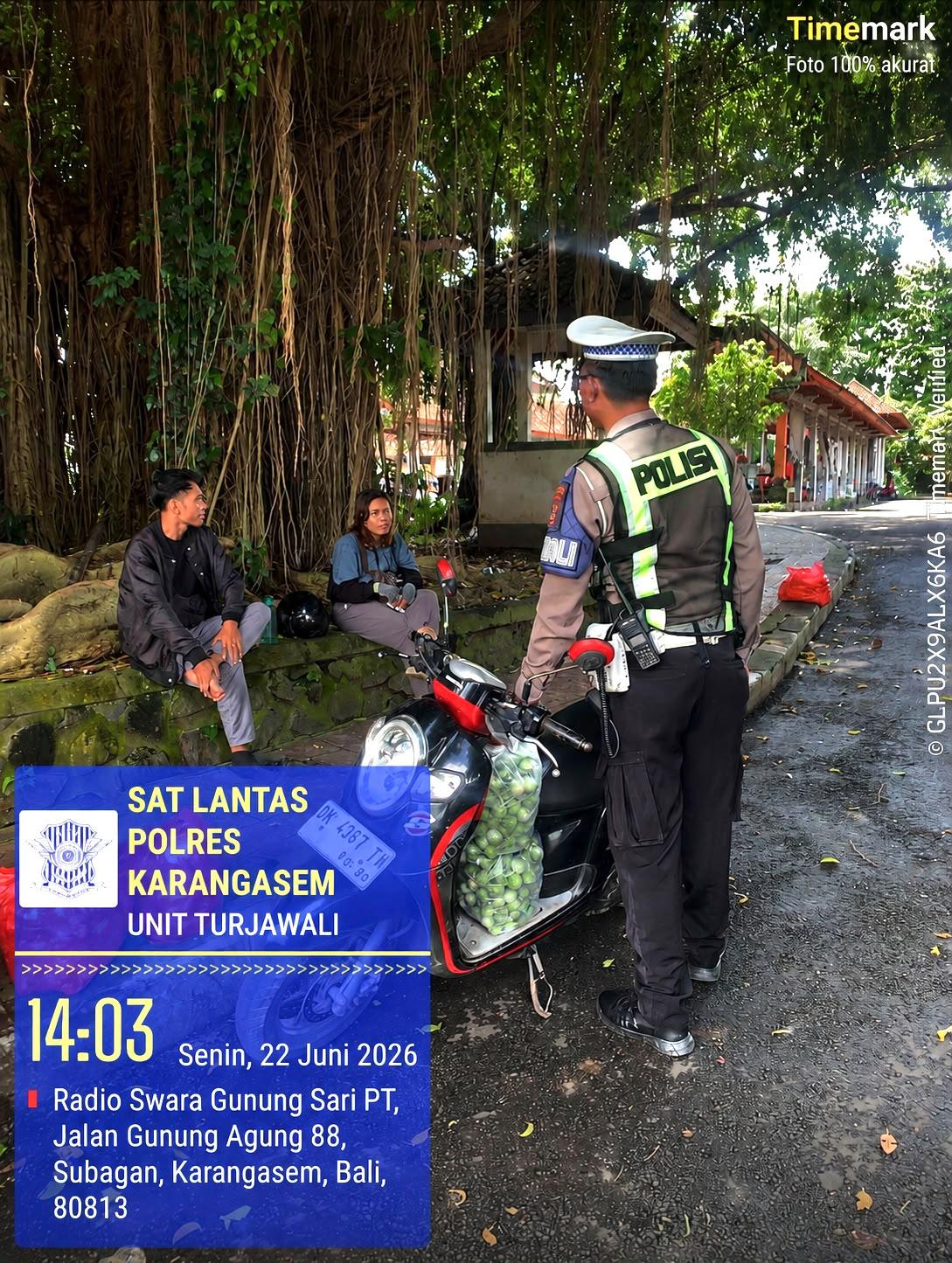 Susuri Jalan Kesatriaan, Satlantas Laksanakan Patroli Dialogis guna menjaga Kamseltibcar Lantas
