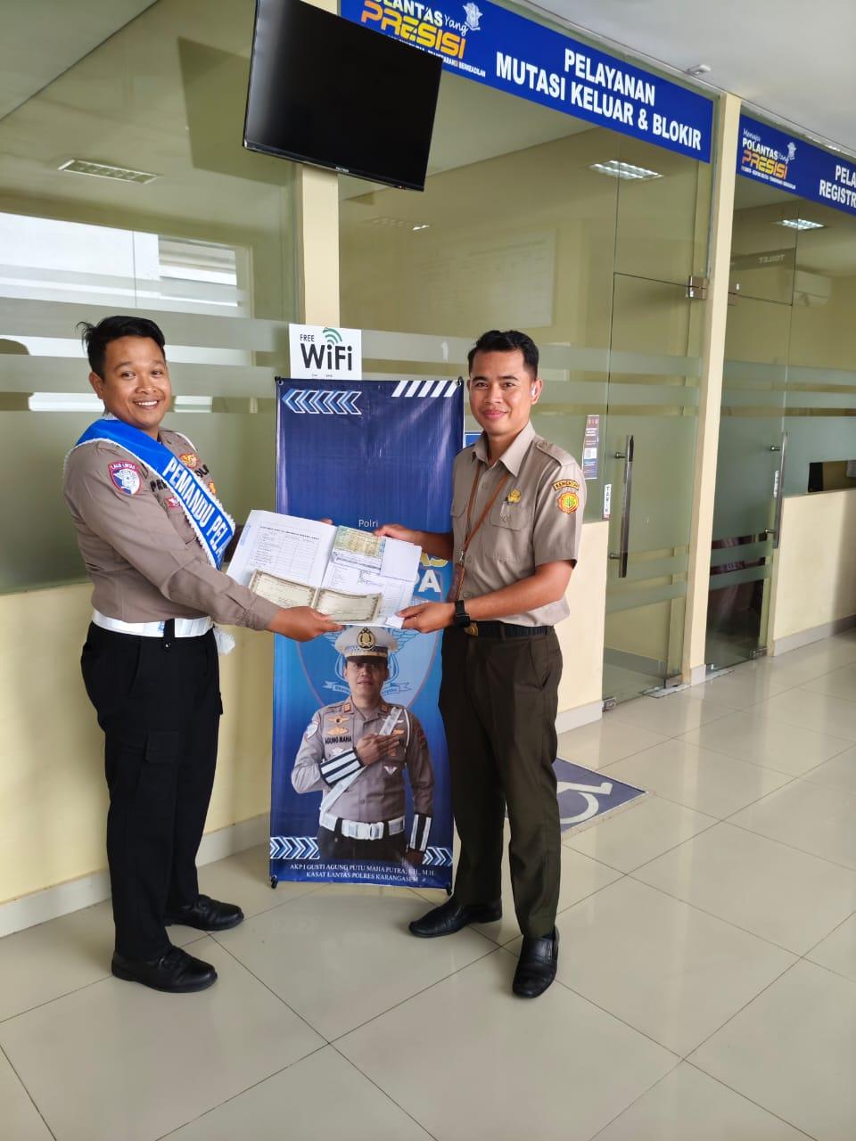 Tingkatkan Kualitas Pelayanan Publik, Proses Pelayanan BPKB Polres Karangasem Semakin Cepat dan Transparan