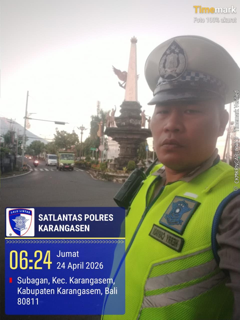 Agar Terciptanya Kelancaran Lalu Lintas Personil Lantas Melaksanakan Penjagaaan Dan Pengaturan di Ktl 2