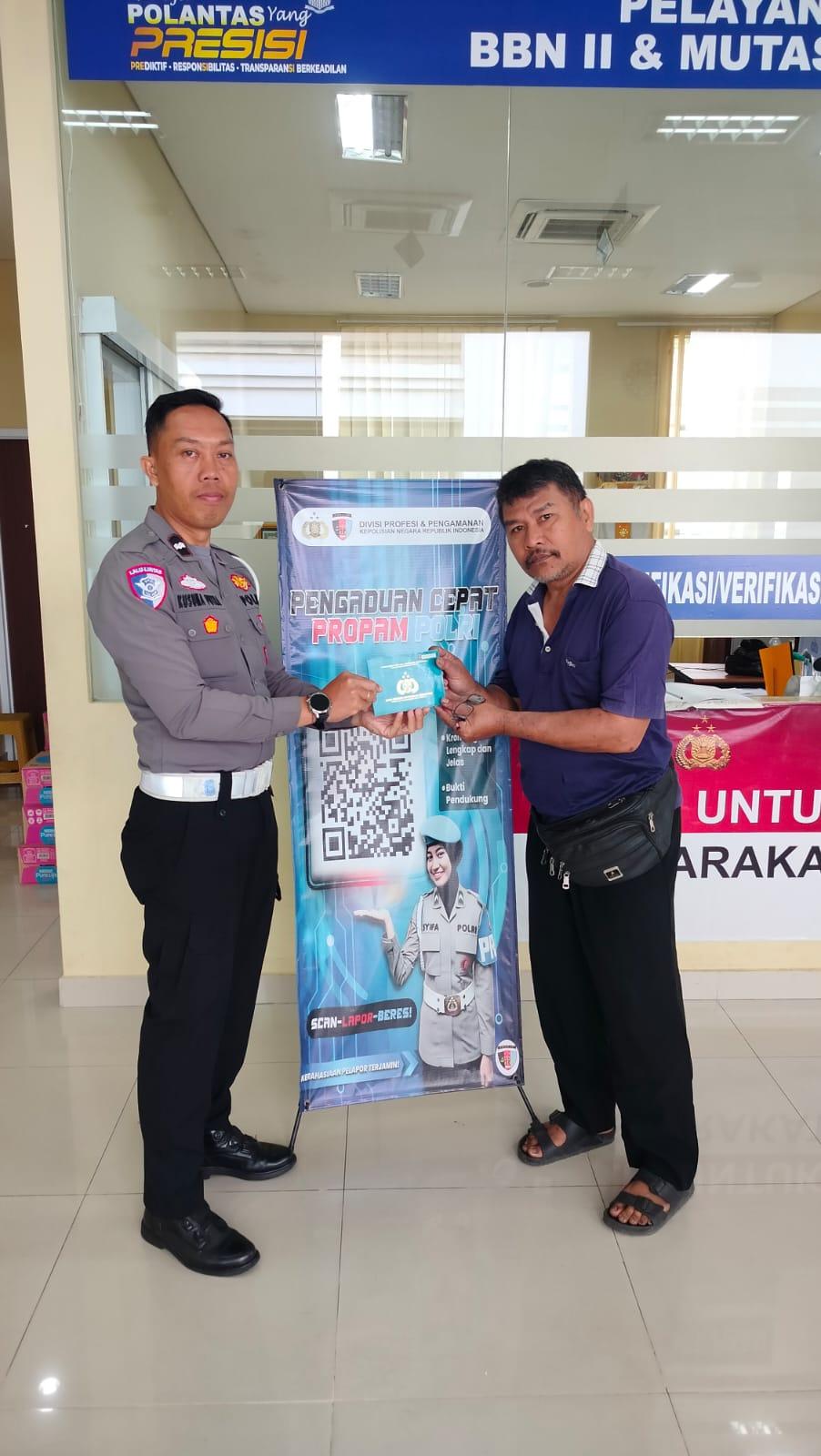 Wujudkan Pelayanan Prima, Sat Lantas Polres Karangasem Komit Berikan Kemudahan Pengurusan BPKB