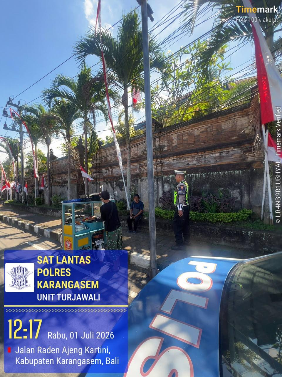 Susuri Jalan Kartini, Satlantas Laksanakan Patroli Dialogis guna menjaga Kamseltibcar Lantas