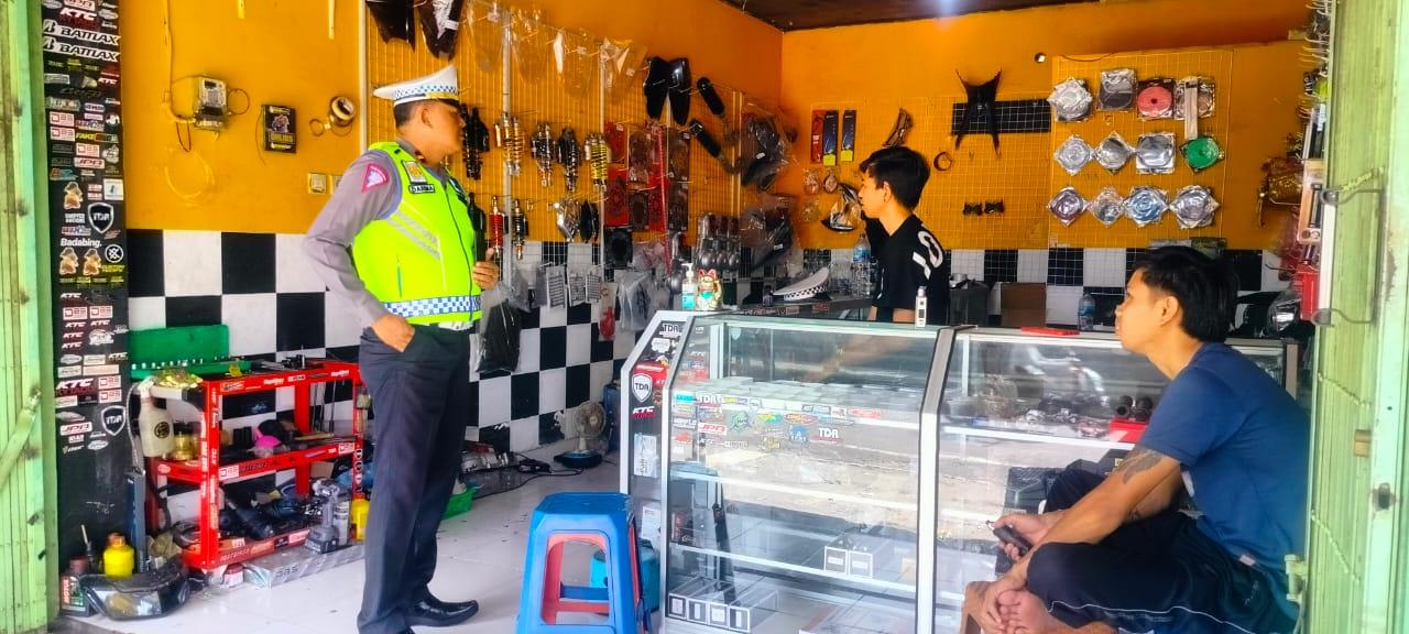 Sat Lantas Polres Karangasem  Gencar Sosialisasi Larangan Knalpot Brong