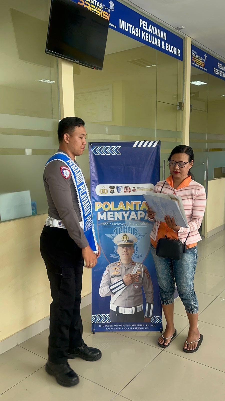 Tingkatkan Kualitas Pelayanan Publik, Proses Pelayanan BPKB Polres Karangasem Semakin Cepat dan Transparan
