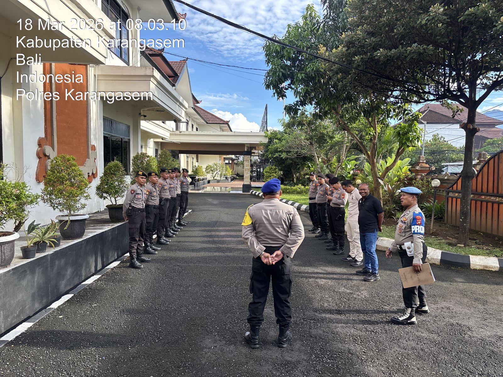Antisipasi Pelanggaran Personil Dalam Pelaksanaan Tugas, Sat Lantas Laksanakan Serah Terima Tugas Jaga